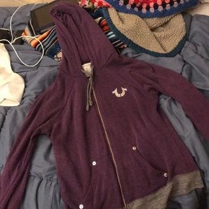 Purple True Religion Hoodie